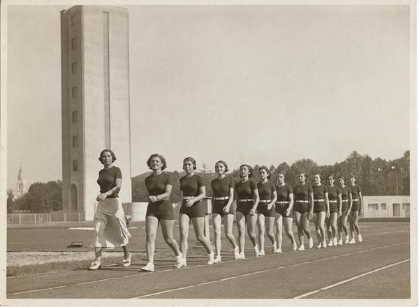 Floriana Dardano con la squadra RSGT a Roma