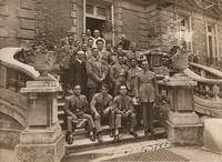 Atleti e dirigenti in partenza per le Olimpiadi di Parigi del 1924