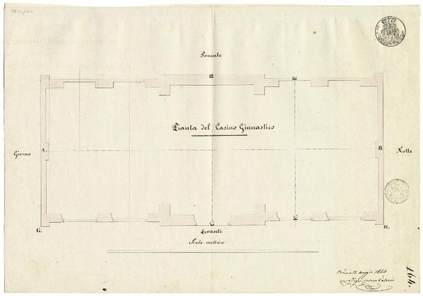 Pianta del Casino ginnastico